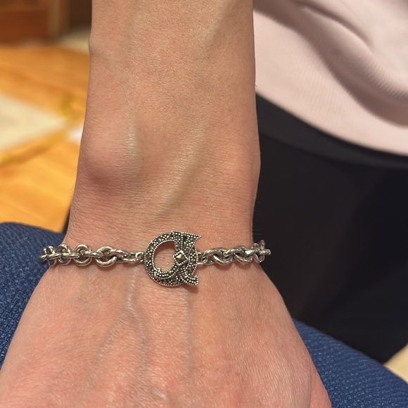 Judith Jack Marcasite Sterling Silver Bracelet - Picture 9 of 10